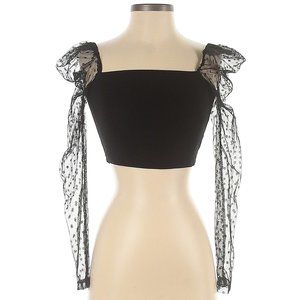 Shein long puff sleeve shirt